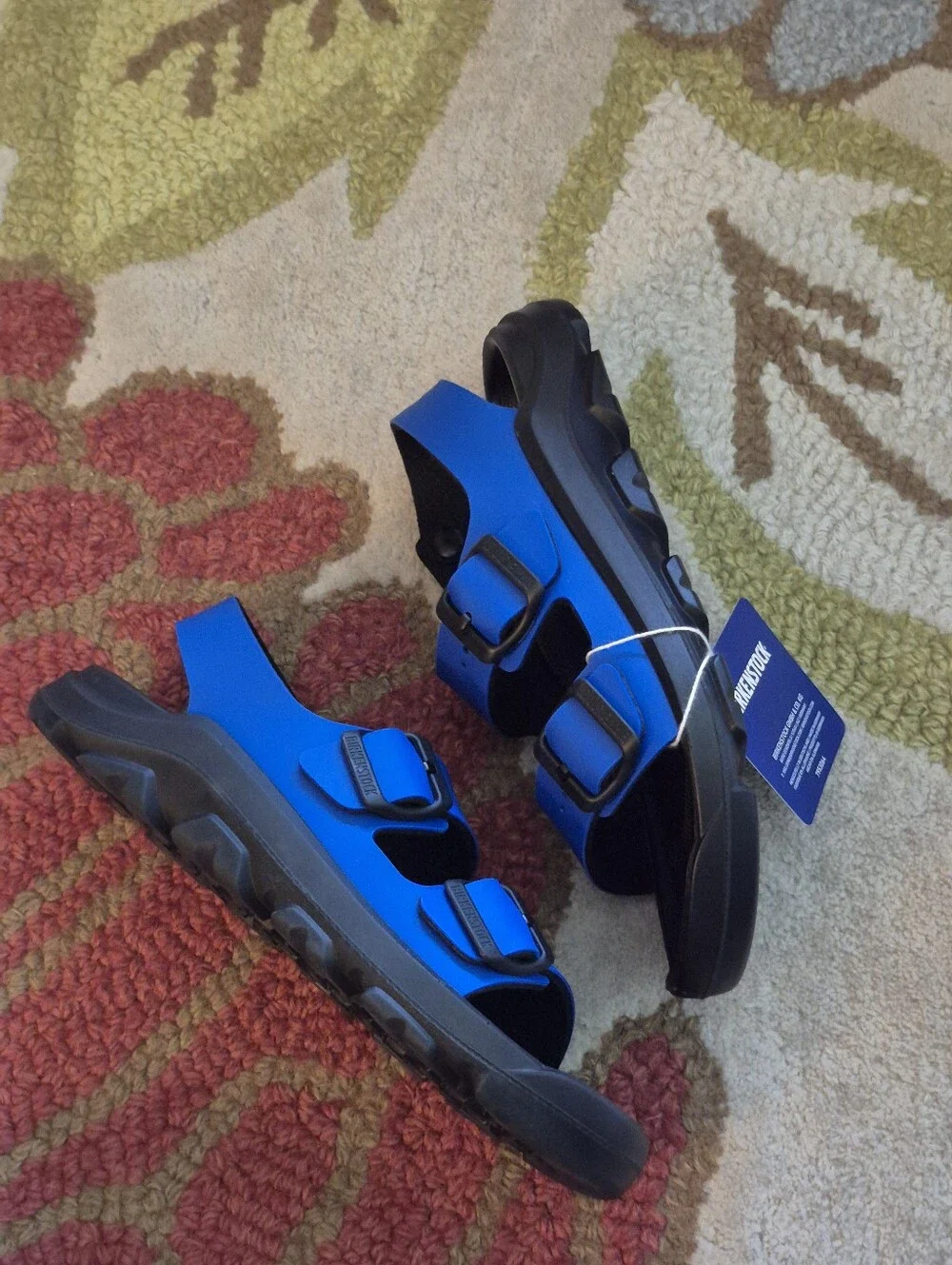 NWT Set Of 2 Little Kids Birkenstock Sandals Size 3, Mogami Birko-Flor